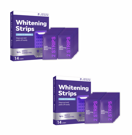 🦷 Bandes Blanchissantes Violettes – Blancheur Instantanée